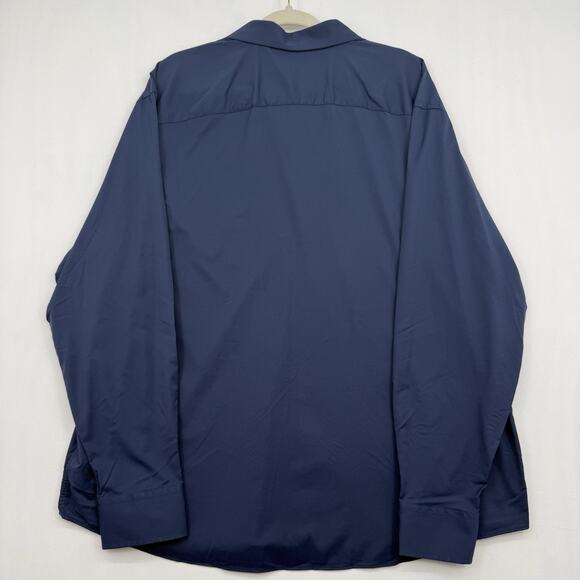 UNTUCKit Shirt Mens XXL Gironde Black Slim Fit Nylon Performance - Picture 5 of 5